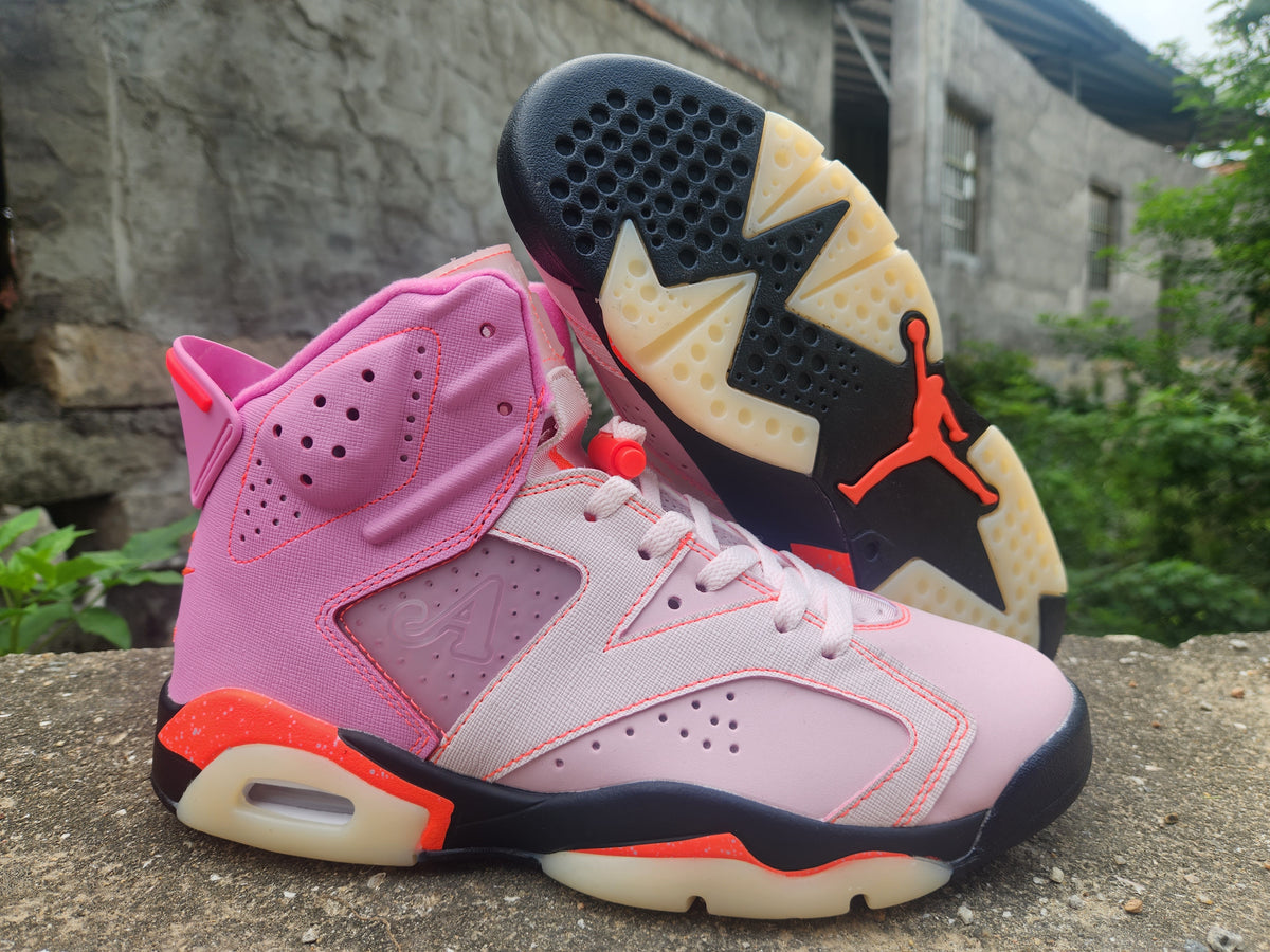 Awake NY x Air Jordan 6 Pink Sneakers