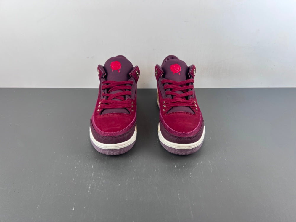 Air Jordan 3 BIN 23 Burgundy Sneakers | L Version IO7744-600