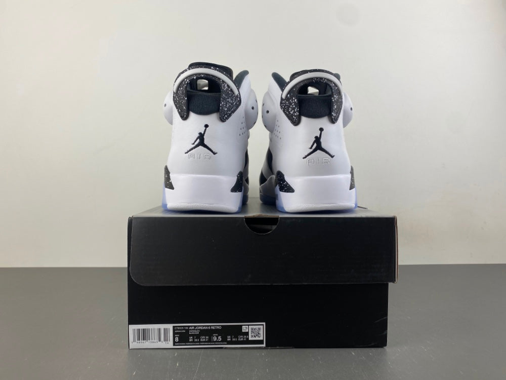 Air Jordan 6 Oreo 2026 Black White Sneakers | F Version CT8529-108