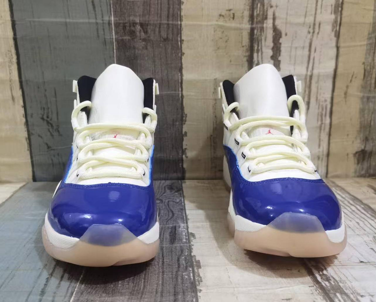 Air Jordan 11 Retro Sail Deep Royal Blue Sneakers – IH0296-400