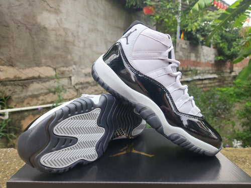 Air Jordan 11 Grey Black Sneakers