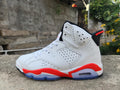 Air Jordan 6 Retro White Infrared Black Sneakers – CT8529-105