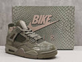 Air Jordan 4 Retro Military Mamba Custom Olive Black Sneakers