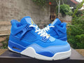 Air Jordan 4 Retro Royal Blue Gold Sneakers