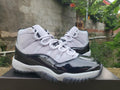 Air Jordan 11 Grey Black Sneakers