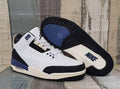 Air Jordan 3 Retro White, Grey & Blue Sneakers