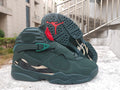 Air Jordan 8 Green Gold Black Red Sneakers