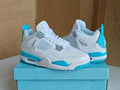 Air Jordan 4 Retro White Aluminum Sneakers – HV0823-100