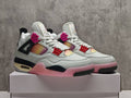 Air Jordan 4 Comic Fire Pink Sneakers