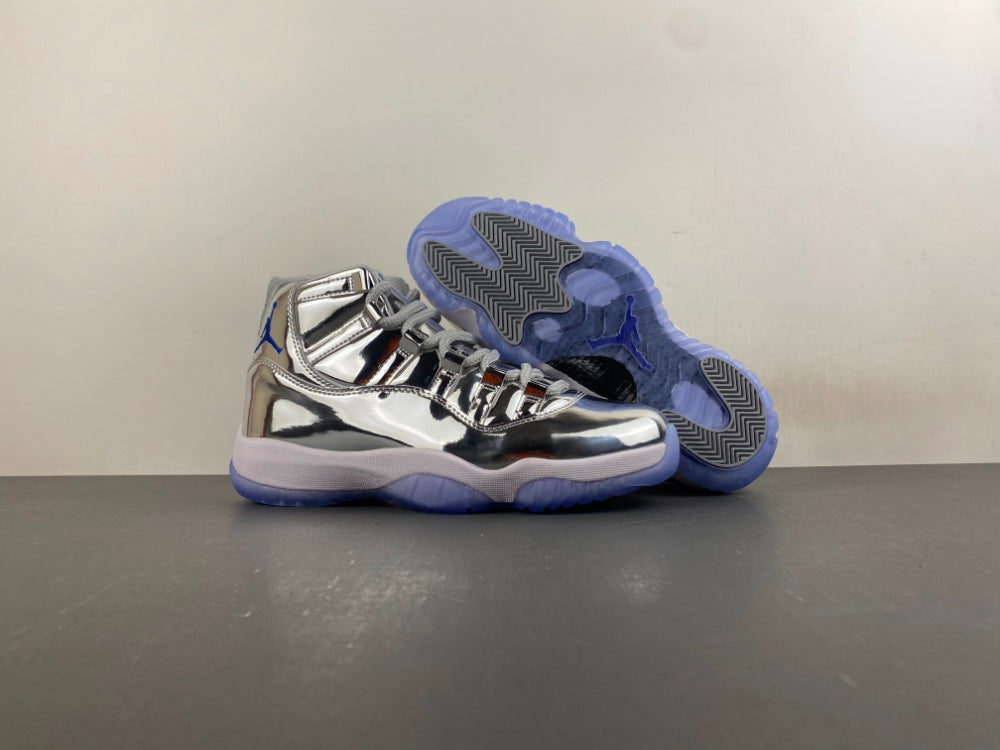 Air Jordan 11 Silver Patent Sneakers | CT8012-730