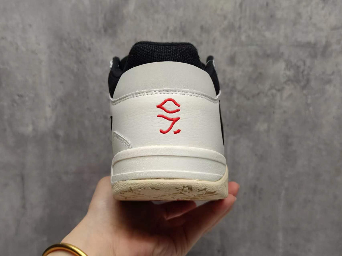 Travis Scott White Green Black Reverse Swoosh Sneakers
