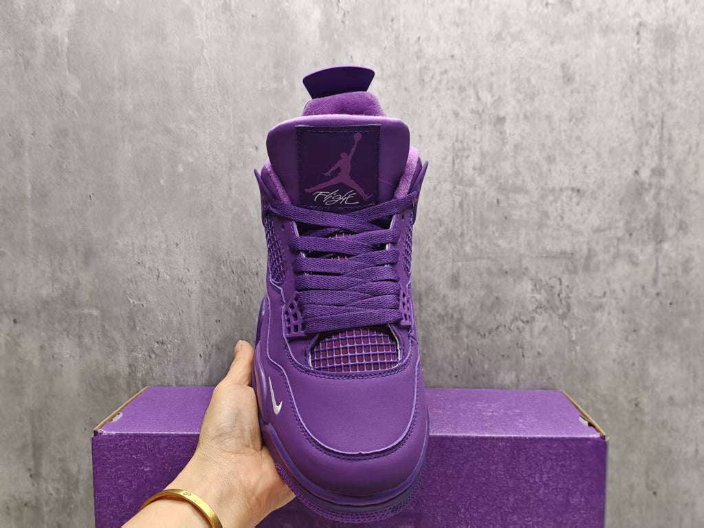 Air Jordan 4 Retro Canyon Purple Sneakers