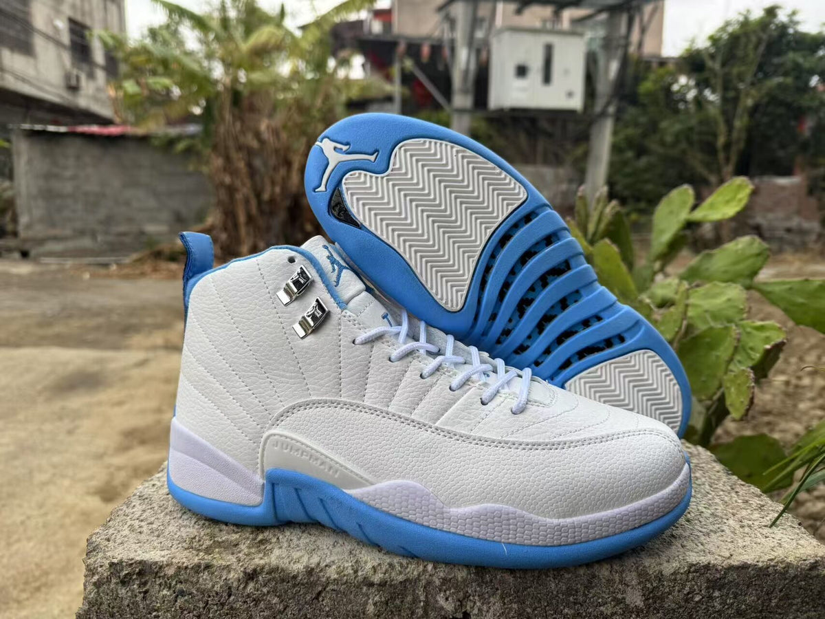 Air Jordan 12 Retro White-Jade Sneakers – Restored Version