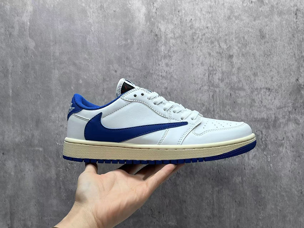 Travis Scott x Fragment x Air Jordan 1 Low OG SP Lightning 2.0 Sneakers