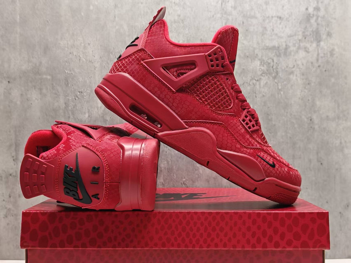 Nigel Sylvester x Air Jordan 4 Red Mamba Sneakers