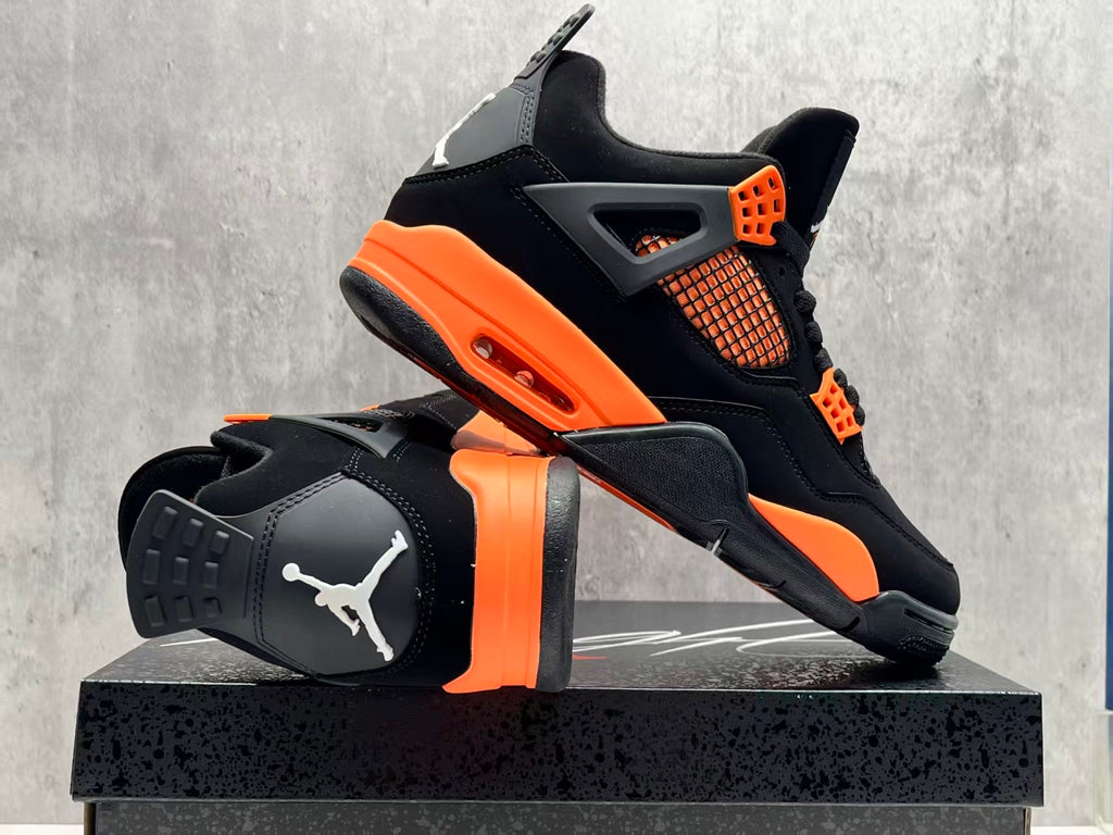 Air Jordan 4 Orange Thunder Sneakers