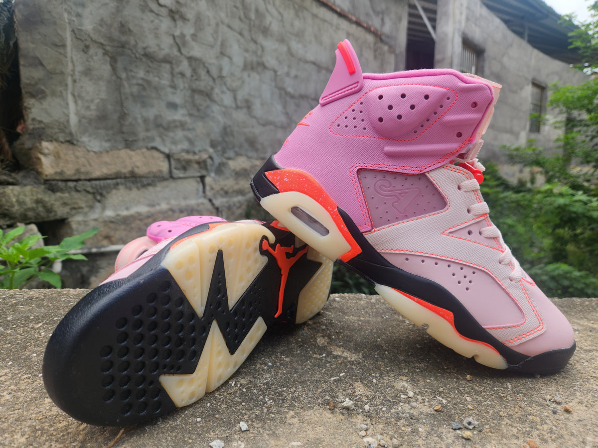 Awake NY x Air Jordan 6 Pink Sneakers