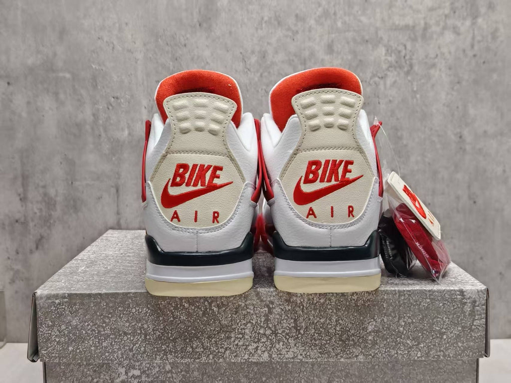 Air Jordan 4 Vermilion Red Sneakers – Collaboration Edition