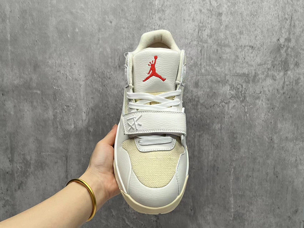 Travis Scott Collaboration Off-White Yellow Sneakers