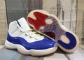 Air Jordan 11 Retro Sail Deep Royal Blue Sneakers – IH0296-400