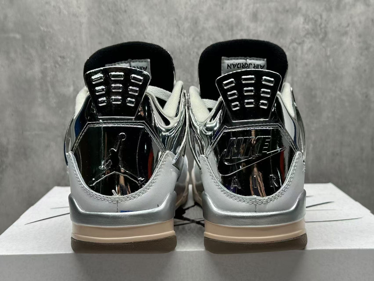 Air Jordan 4 Iron Man Sneakers – Collaboration Edition