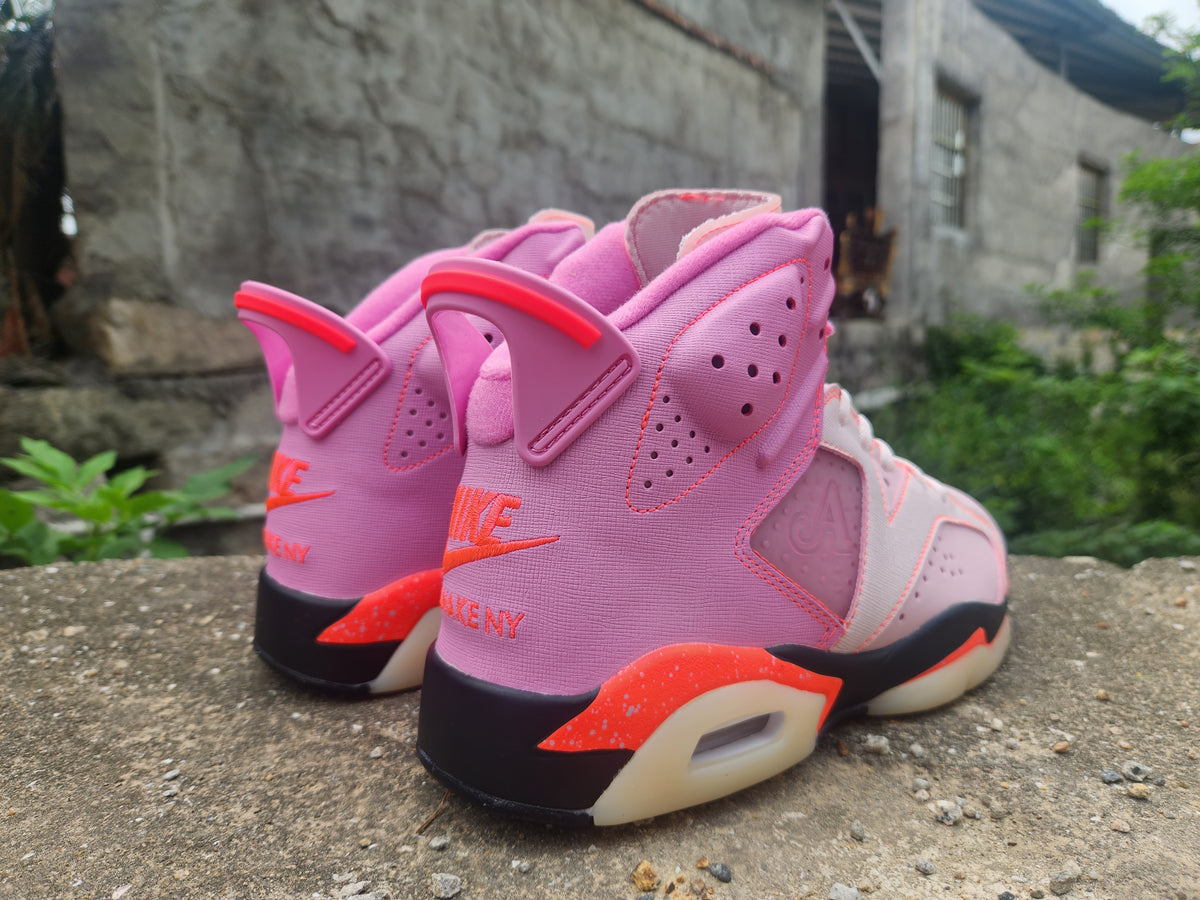 Awake NY x Air Jordan 6 Pink Sneakers